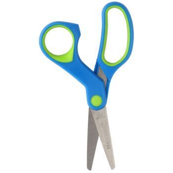 CISEAUX SCOLAIRE 13.2cm BLEU "TECHNO" REF: 4662