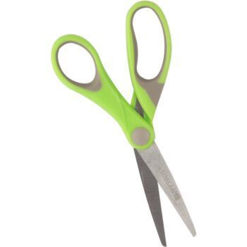 CISEAUX SCOLAIRE 13.4cm VERT "TECHNO" REF: 4663
