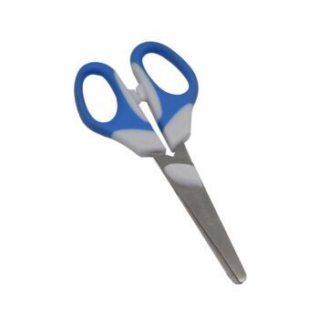 CISEAUX SCOLAIRE 14 cm LIMBER ANNEAUX BLEU "TECHNO" REF: 7065
