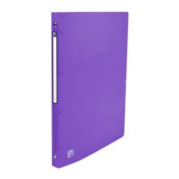 CLASSEUR 04 ANNEAUX OSMOSE A4 DOS 20mm ROND POLYPROPILINE TRANSLUSIDE VIOLET "ELBA" REF: 400105146