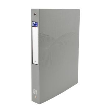 CLASSEUR 04 ANNEAUX OSMOSE A4 DOS 40mm ROND POLYPROPILINE OPAQUE GRIS CLAIR "ELBA" REF: 400105140