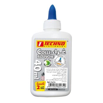 COLLE BLANCHE A BOUCHON APPLICATEUR "TECHNO"