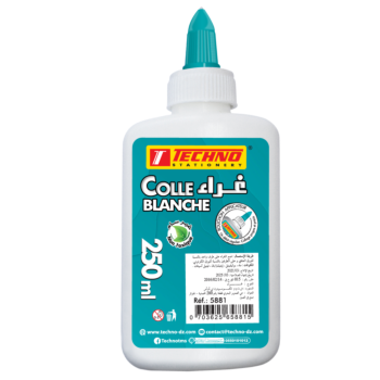 COLLE BLANCHE BOUCHON APPLICATEUR 250ml "TECHNO" REF: 5881