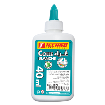 COLLE BLANCHE BOUCHON APPLICATEUR 40ml "TECHNO" REF: 5877
