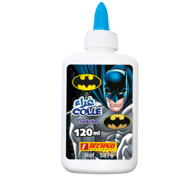 COLLE BLANCHE BOUCHON APPLICATEUR BATMAN 40ml "TECHNO" REF: 5876