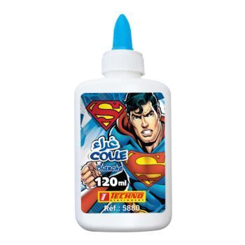 COLLE BLANCHE BOUCHON APPLICATEUR SUPERMAN 120ml "TECHNO" REF: 5880