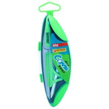 COMPAS ECOLIER VERT "TECHNO" REF: 4274