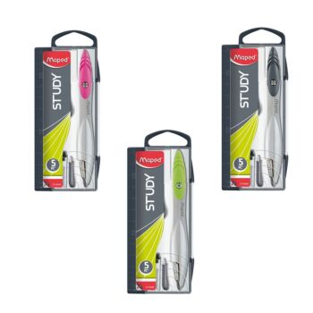 COMPAS METALLIQUE COFFRET DE 05 PCS STUDY "MAPED" REF: 119405