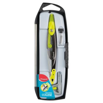 COMPAS MINE COFFRET 03 PCS METAL OPEN VERT "MAPED" REF: 536953