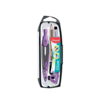 COMPAS OPEN VERSION INTER BOITE DE 5 PCS COULEUR VIOLET   "MAPED" REF:536955