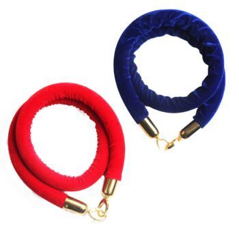 CORDE POUR PIQUET EMBOUT DORE TECHNO