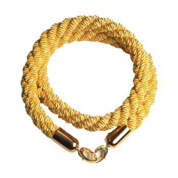 CORDE TORSADEE DOREE POUR PIQUET EMBOUT DORE TECHNO REF: 1475