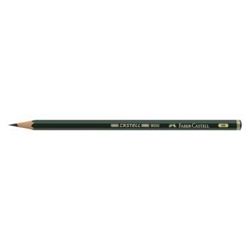 CRAYON GRAPHITE CASTELL 9000 6B "FABER CASTELL" REF: 119006