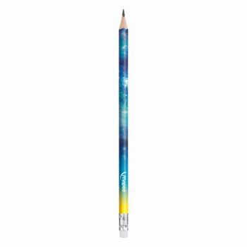 CRAYON NOIR COSMIC TEENS HB EMBOUT GOMMME BLEU "MAPED" REF: 851812