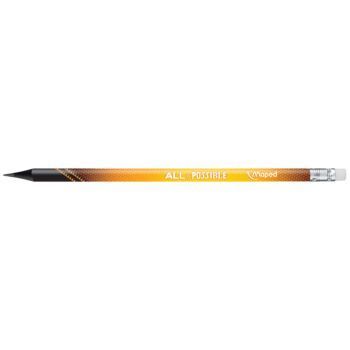 CRAYONS NOIR HB JAUNE EN RESINE ENERGY "MAPED" REF: 852000