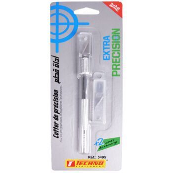 CUTTEUR DE PRECISION BISTOURI + 2 LAMES "TECHNO" REF: 5495