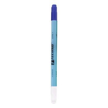EFFACEUR D'ENCRE A PLUME AVEC REECRIVEUR CORPS BLEU "TECHNO" REF: 1471