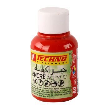 ENCRE ACRYLIC 60ml ROUGE VIF "TECHNO" REF: 5602