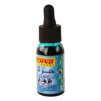 ENCRE AQUARELLE 30ml VERT EMERAUDE "TECHNO" REF: 5630