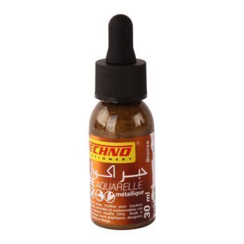 ENCRE AQUARELLE METALLIQUE 30ml BRONZE "TECHNO" REF: 5636