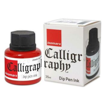 ENCRE CALLIGRAPHIE ROUGE 35ml "ISOMARS" REF: CG35-RD