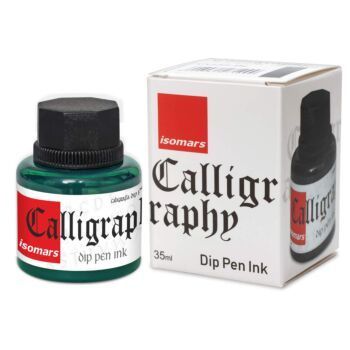 ENCRE CALLIGRAPHIE VERT 35ml "ISOMARS" REF: CG35-GR