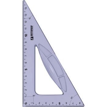 EQUERRE ECOLIER 13cm 60° VIOLET "TECHNO" REF: 9504