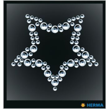 ETIQUETTES CRYSTAL ETOILE "HERMA" REF: 15370