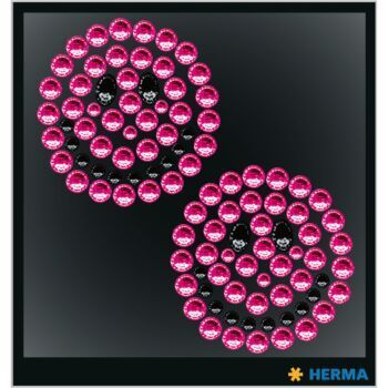 ETIQUETTES CRYSTAL HAPPY FACE "HERMA" REF: 15374