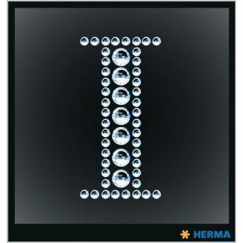 ETIQUETTES CRYSTAL LETTRE I "HERMA" REF: 15338