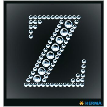 ETIQUETTES CRYSTAL LETTRE Z "HERMA" REF: 15355