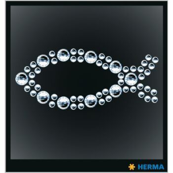ETIQUETTES CRYSTAL POISSON "HERMA" REF: 15371