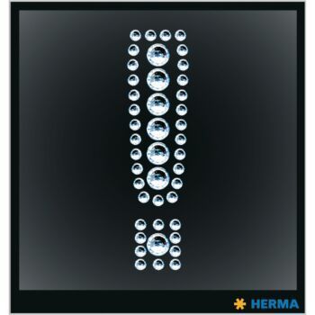 ETIQUETTES CRYSTAL SYMBOLE ! "HERMA" REF: 15367