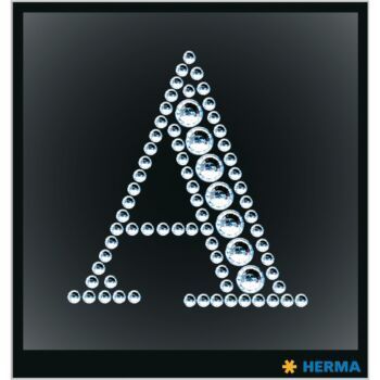 ETIQUETTES CRYSTAL LETTRE A "HERMA" REF: 15330