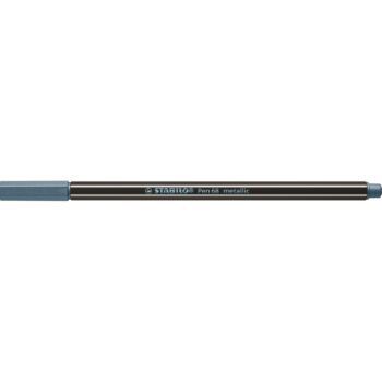 FEUTRE PEN 68 BLEU METALLIQUE "STABILO" REF: 68/841