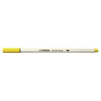 FEUTRE PINCEAU PEN 68 BRUSH JAUNE "STABILO" REF: 568/44