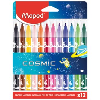 FEUTRES JUNGLE COSMIC 12 PCS "MAPED" REF: 845442