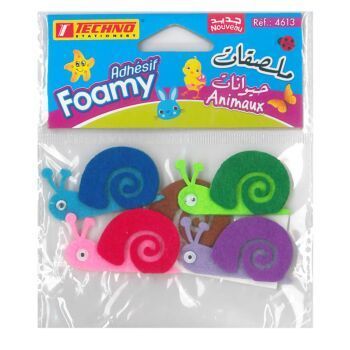 FEUTRINE ADHESIVE EN FORME ESCARGOT "TECHNO" REF: 4613