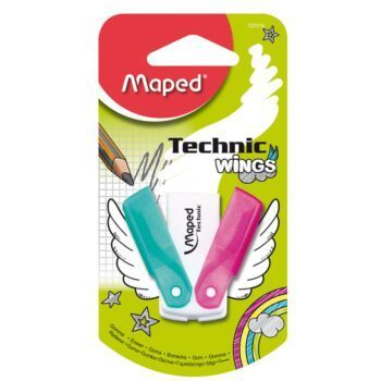 GOMME WINGS SOUS BLISTER ROSE VERT "MAPED" REF: 127310