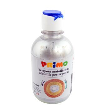 GOUACHE HAUTE QUALITE FLACON DE 300ml ARGENTEE "PRIMO" REF: 233TM300910