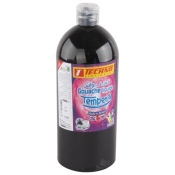 GOUACHE TEMPERA FLACON 1000 ML NOIR "TECHNO" REF: 5583