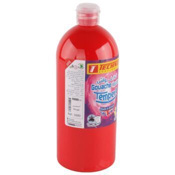 GOUACHE TEMPERA FLACON 1000 ML ROUGE "TECHNO" REF: 5580