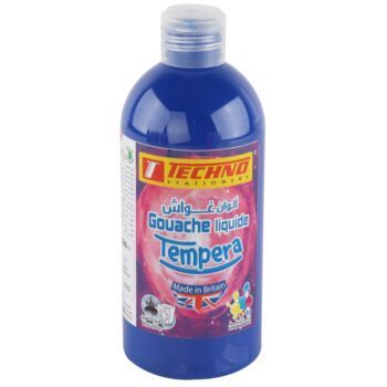 GOUACHE TEMPERA FLACON 500 ML BLEU OUTREMER "TECHNO" REF: 5569