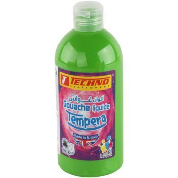 GOUACHE TEMPERA FLACON 500 ML VERT CLAIR "TECHNO" REF: 5570