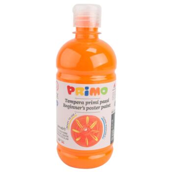 GOUACHE TEMPERA LIQUIDE FLACON DE 500 ML ORANGE "PRIMO" REF: 202BR500250