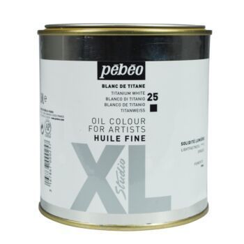 HUILE FINE XL POT DE 700ml BLANC DE TITANE "PEBEO" REF: 700025