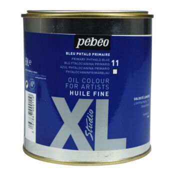 HUILE FINE XL POT DE 700ml BLEU PHTALO PRIMAIRE "PEBEO" REF: 700011