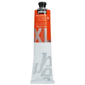 HUILE FINE XL TUBE DE 200ml ORANGE CADMIUM IMITATION "PEBEO" REF: 200004