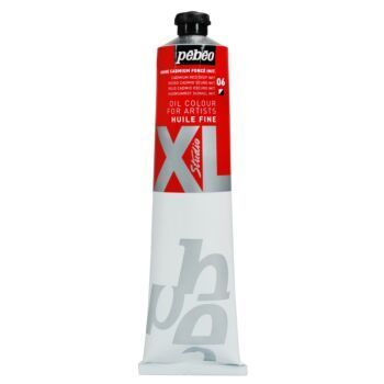HUILE FINE XL TUBE DE 200ml ROUGE CADIMINIUM FONCE "PEBEO" REF: 200006