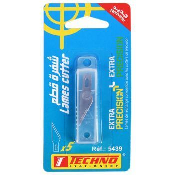 LAMES CUTTEUR DE PRECISION BISTOURI 5 LAMES "TECHNO" REF: 5439